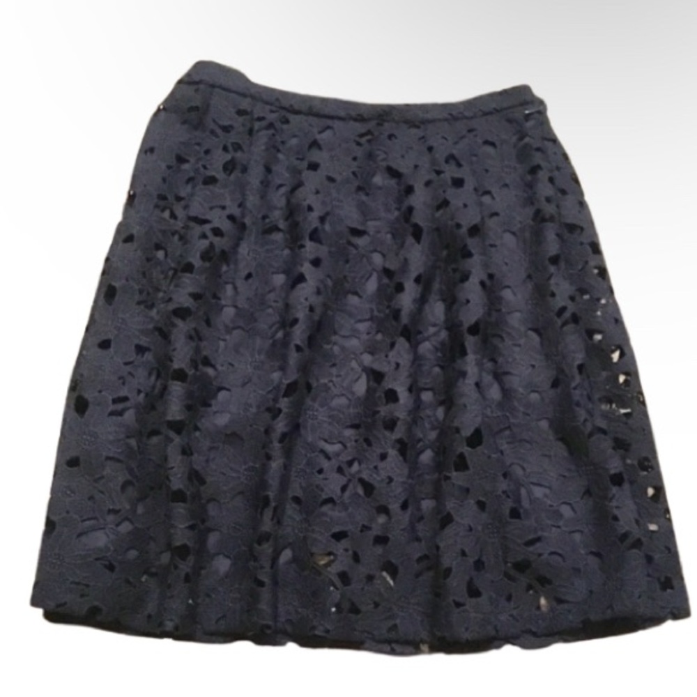 Jessica Simpson Navy Lace Skirt